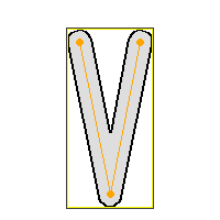 v